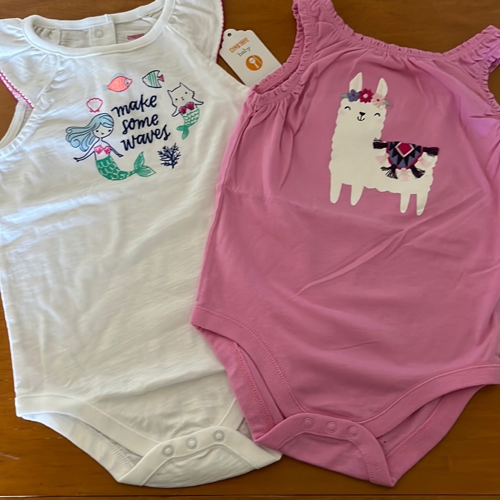 Gymboree 12-18 months baby onesie set